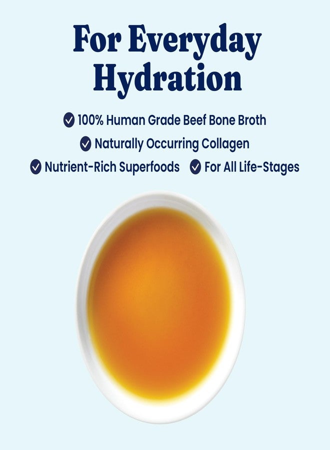 Solid Gold Beef Bone Broth for Dogs - Limited Ingredient Bone Broth Dog Food Toppers for Picky Eaters with Collagen & Superfoods - Dog Gravy Topper for Dry Food - Gut Health & Hydration - 12 Pack - Image 3